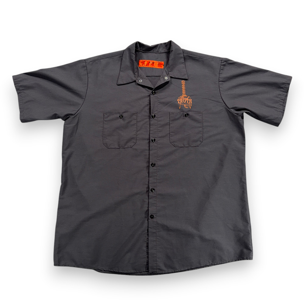 Red Kap Shirt Adult 2XL XXL Gray Hard Truth Distilling Indiana Workwear Employee